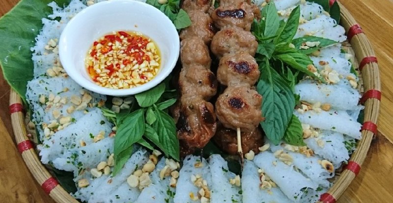 Bánh hỏi nem nướng thơm ngon