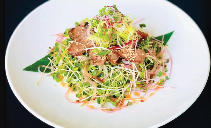 Salad bò rau mầm mềm ngọt tự nhiên