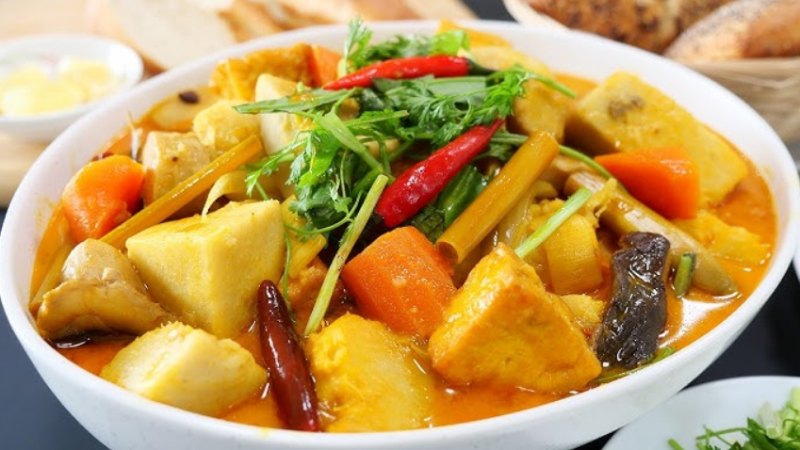 Món cà ri chay dinh dưỡng