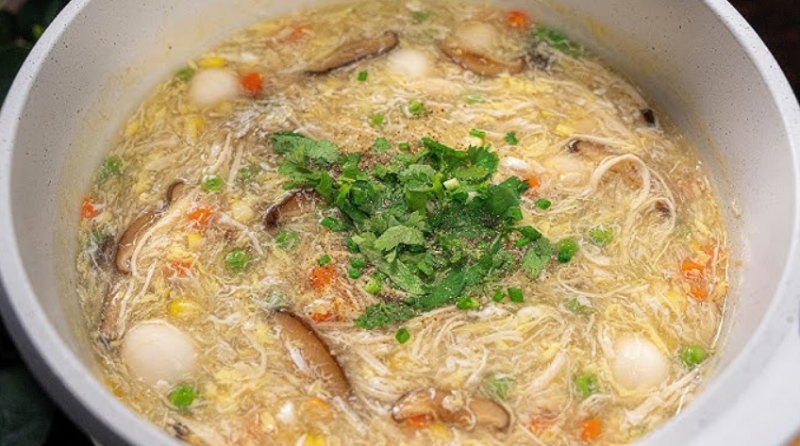 Súp cua thơm ngon bổ dưỡng