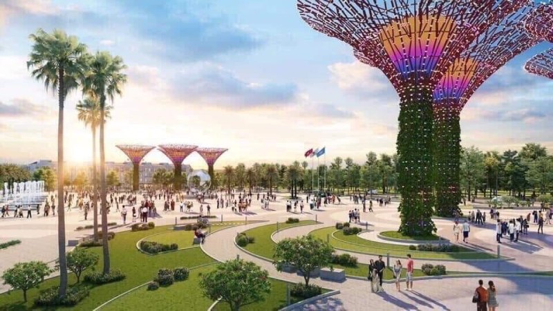 Khuôn viên Công Viên Grand Park