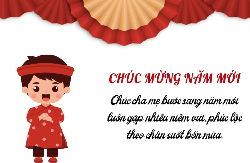 Thiệp chúc Tết ông bà, cha mẹ mẫu số 10
