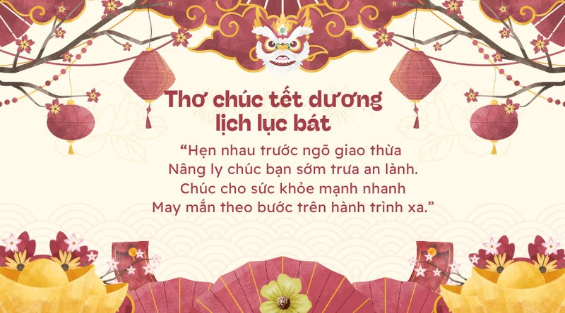 Thơ lục bát chúc Tết 
