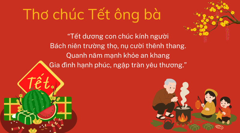 Thơ chúc Tết ông bà