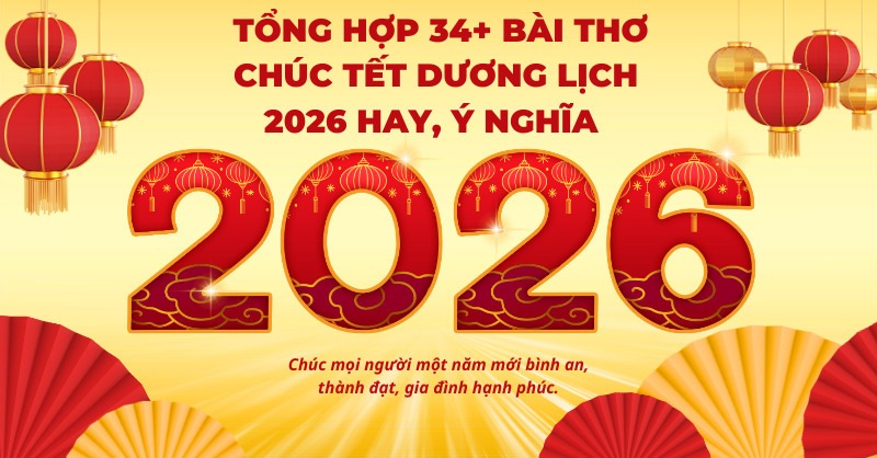 Tổng hợp nhiều bài thơ Tết Dương Lịch