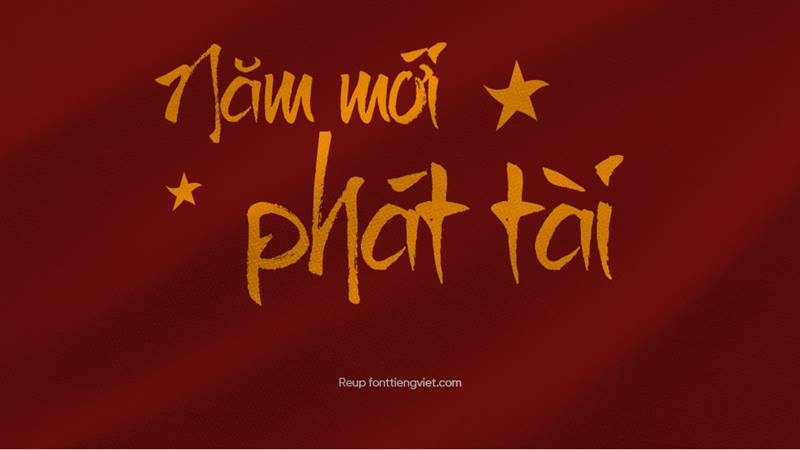 Font việt hóa UTM Brushtip-C với nét cọ mạnh