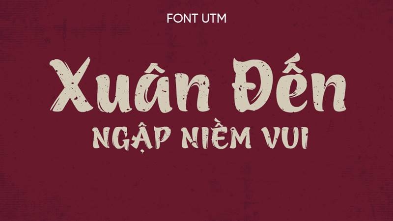 Font UTM Azuki mang vẻ mềm mại 