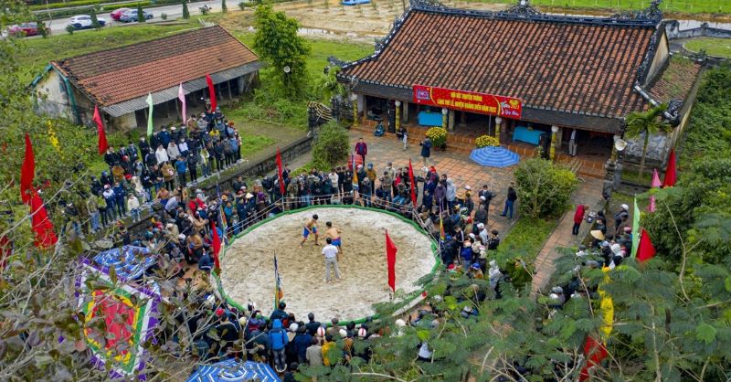 Hoạt động văn hóa tại lễ hội Làng Sình