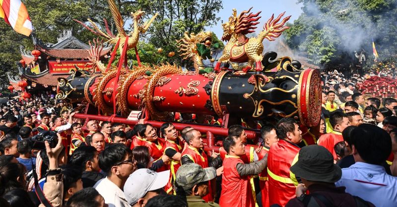 Lễ hội rước pháo Làng Đồng Kỵ