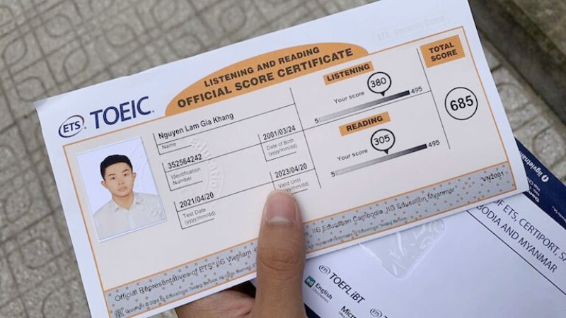 Hướng dẫn chi tiết cách tra cứu điểm thi TOEIC tại IIG