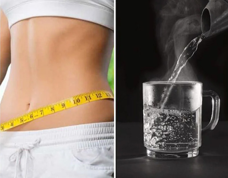 Uống nước nóng giúp giảm cân
