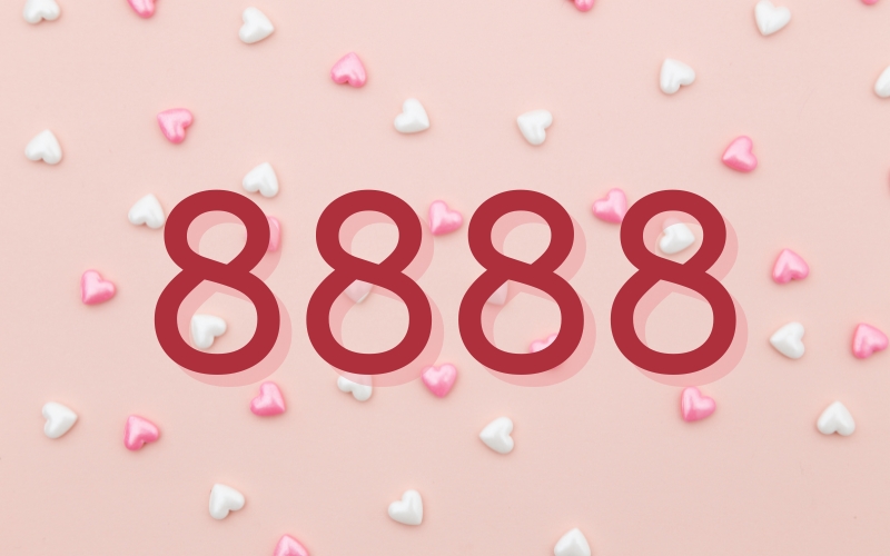 Ý nghĩa dãy số 8888 trong tình yêu