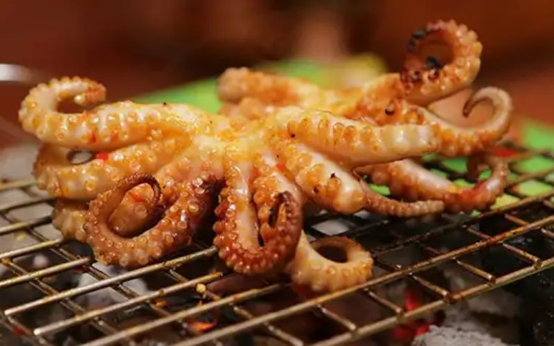 Bạch tuộc nướng