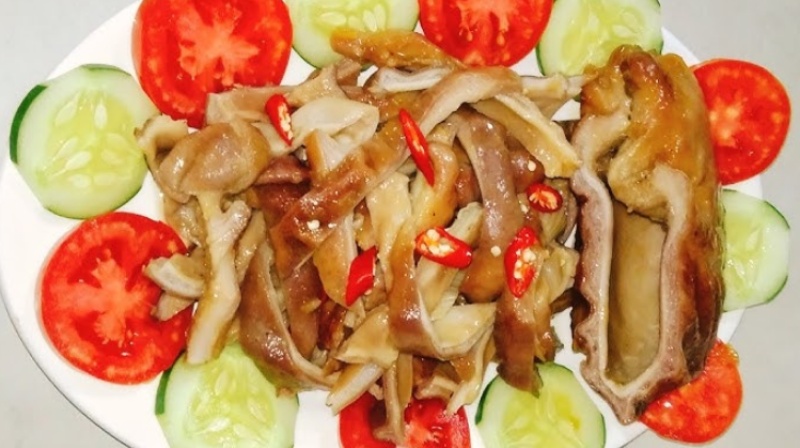 Bao tử heo khìa nước mía lạ miệng