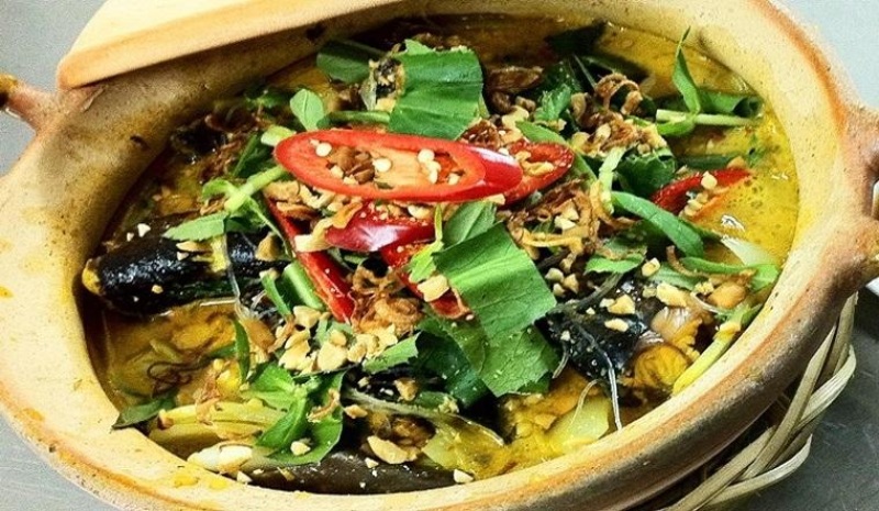 Lươn om hoa chuối