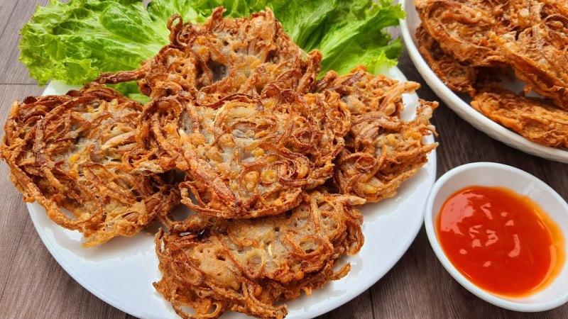 Hoa chuối chiên bột