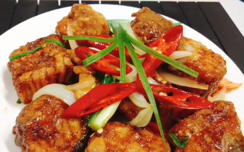 Cá đuối chiên giòn