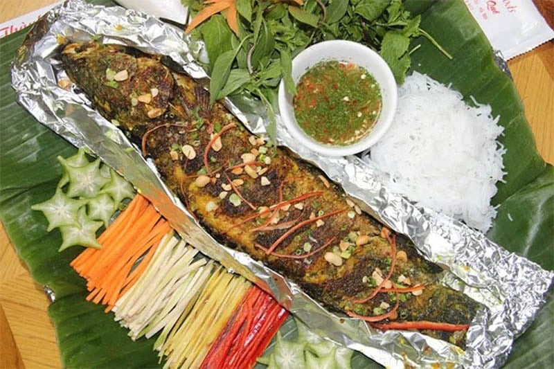 Cá lóc nướng giấy bạc