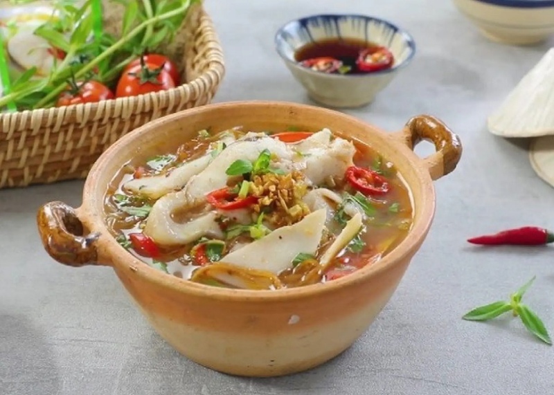 Cá nheo nấu măng chua thanh vị, măng giòn kết hợp cá nheo tươi