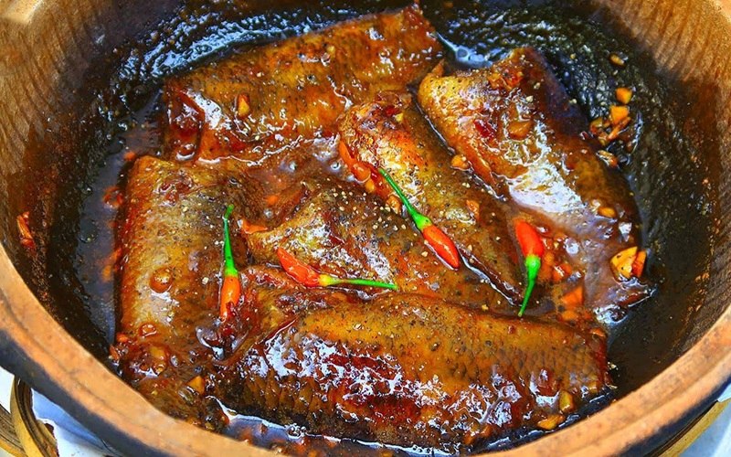 Cá rô đồng kho tộ