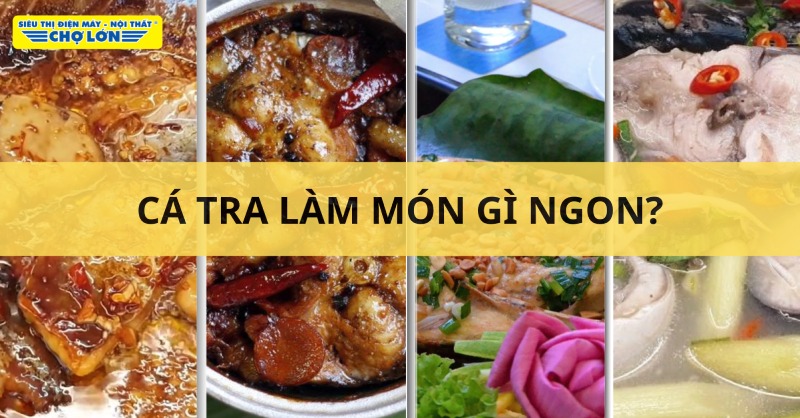 Cá tra được chế biến thành các món ăn khác nhau, phù hợp bữa cơm gia đình