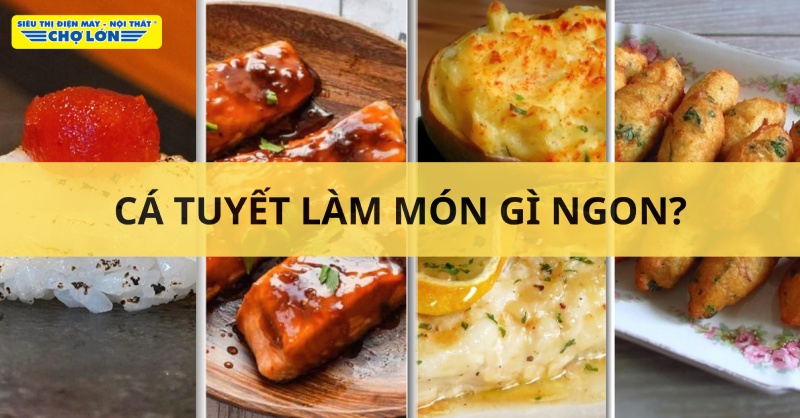 Tổng hợp các món ăn ngon chế biến từ cá tuyết