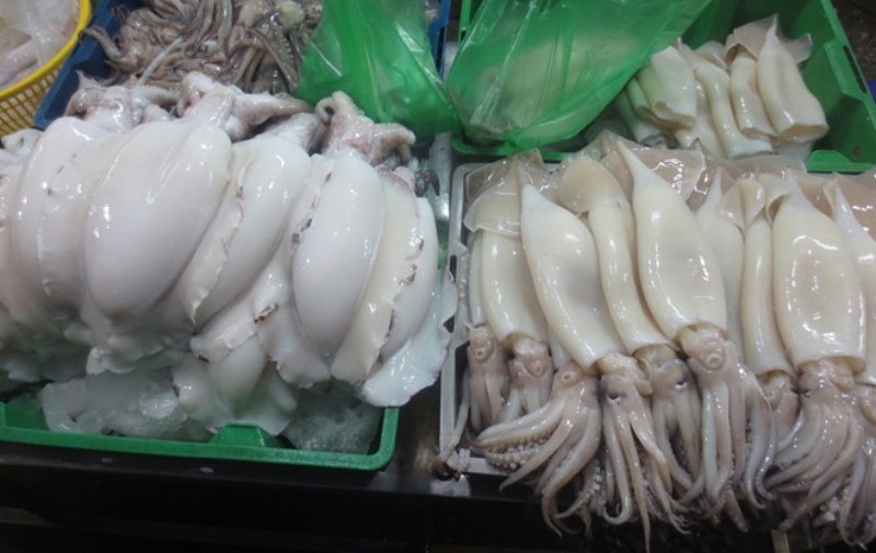 Mực tươi ngon, chất lượng