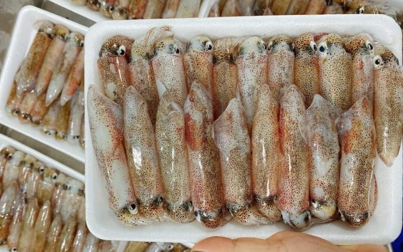 Mực trứng nướng