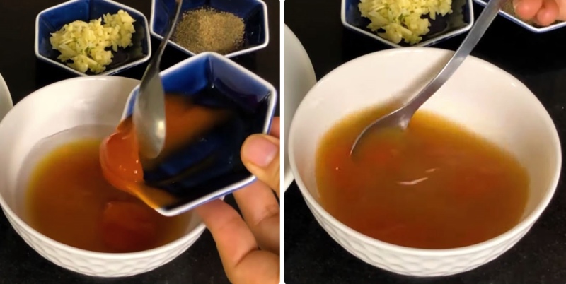 Pha nước kho tiêu cho món cá thu kho đậm vị
