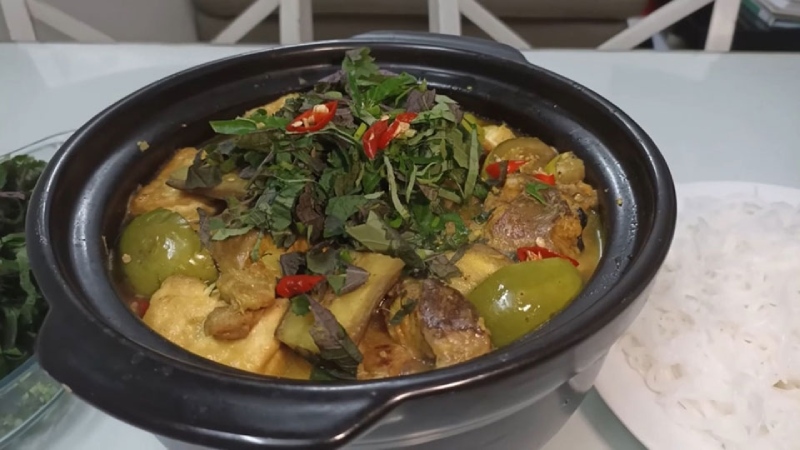 Cá trê om chuối đậu hoàn chỉnh thơm ngon hấp dẫn