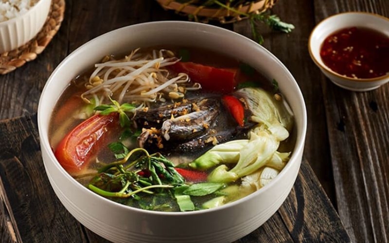  Canh chua cá chép bông so đũa