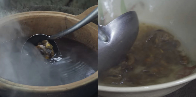 Nấu me lấy nước cốt tạo vị chua