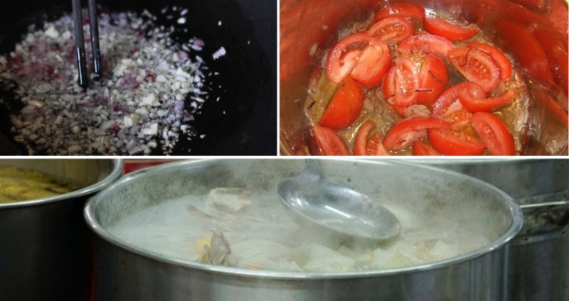 Nấu nước lẩu cá kèo