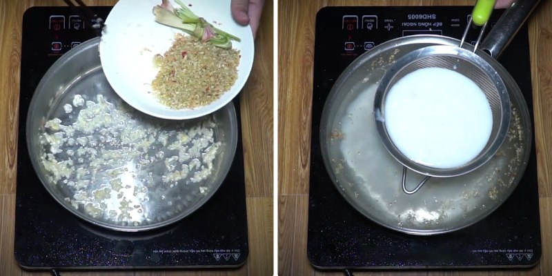 Phi thơm sả sớt và lọc cơm mẻ