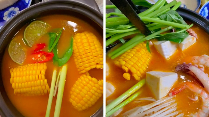 Nấu lẩu Thái Tomyum