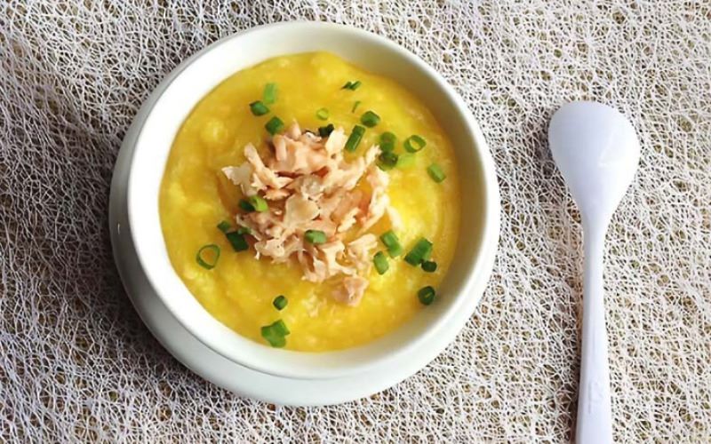 Súp cá hồi khoai lang