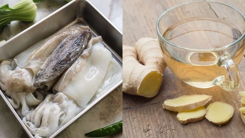 Sơ chế và làm sạch mực