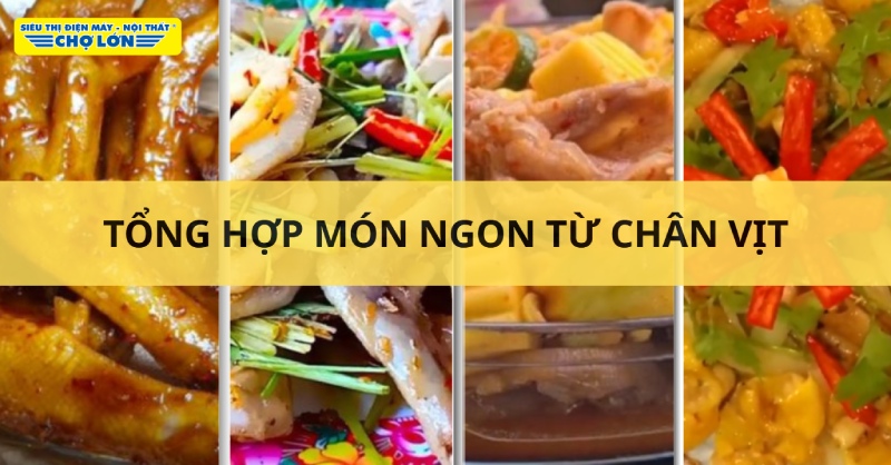 Các món ngon từ chân vịt