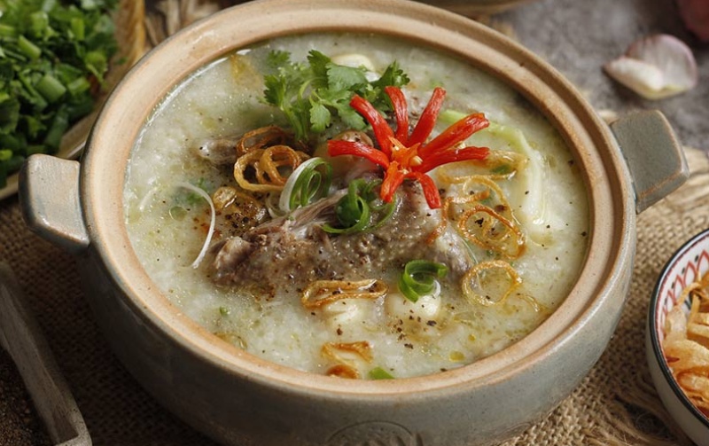 Món cháo từ chim bồ câu