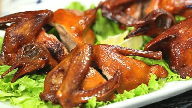 Món chim cút chiên ngũ vị