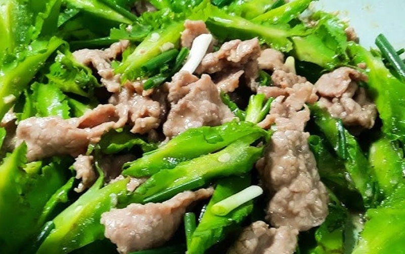 Gỏi đậu rồng thịt bò