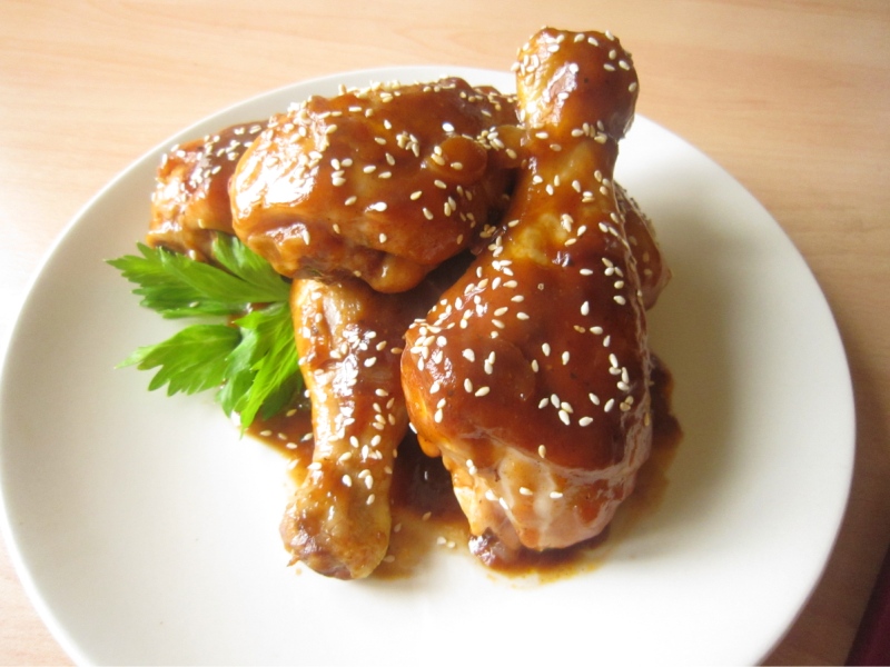 Đùi gà chiên chua ngọt