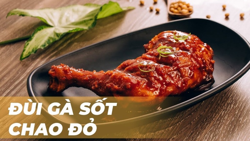 Đùi gà chiên sốt chao đỏ
