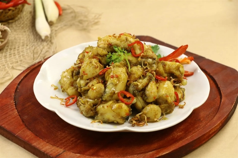 Ếch xào sả ớt