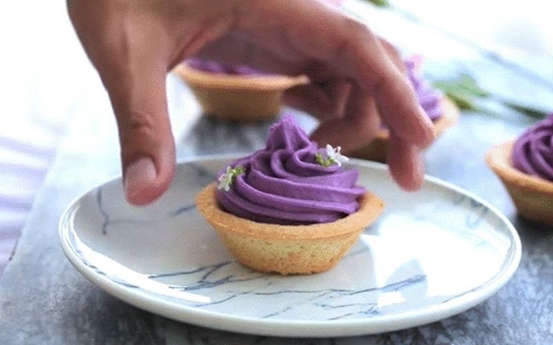Bánh tart khoai lang tím