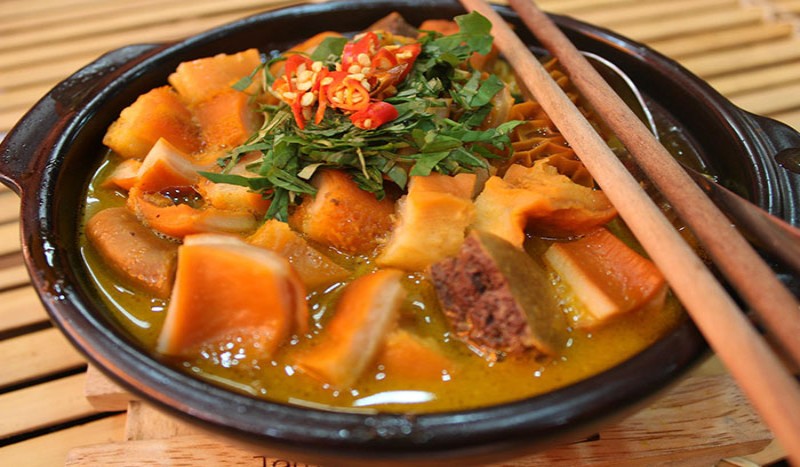 Phá lấu lòng dê hấp dẫn