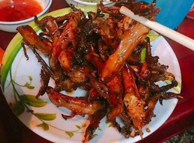 Lưỡi vịt xào me