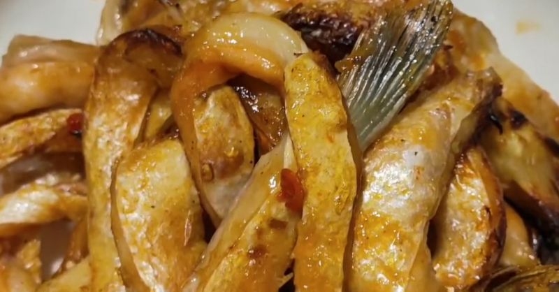 Lườn cá hồi nướng sa tế bắt mắt