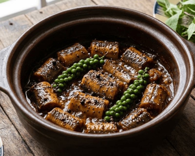 Lươn kho tiêu dậy mùi thơm ngon