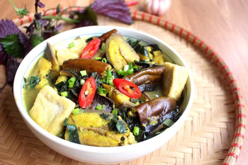 Lươn om chuối đậu dân dã thơm ngon